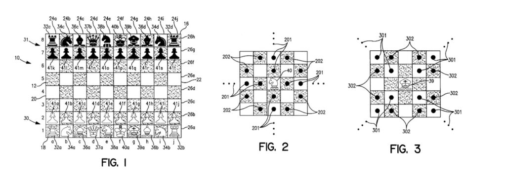 Gothic Chess Patent Drawing