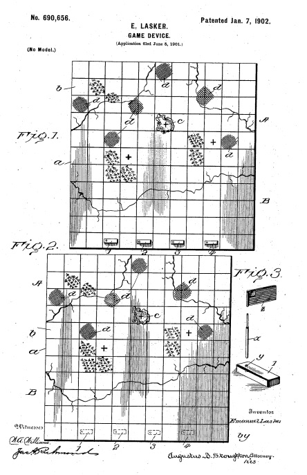 Lasker Patent Strategic Game